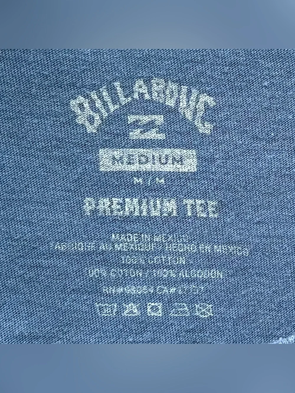 Billabong Navy Blue Long-Sleeve T-Shirt Size M